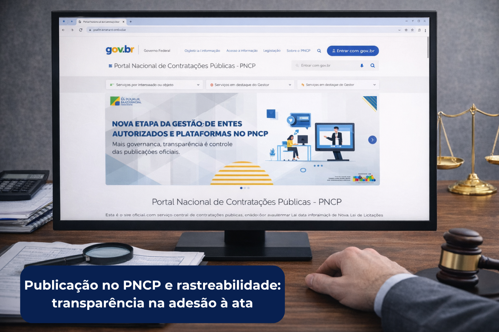Publicação no PNCP e rastreabilidade: transparência na adesão à ata
