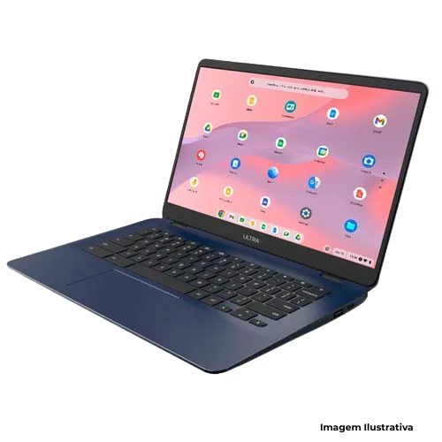 Chromebook Multilaser: Processador 4 Núcleos| 4 GB Memória| 32 GB SSD| Tela 11,6"| Webcam| Garantia 3 Anos - Portal de Adesões