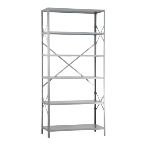 Estante Nobre Em Aço 6 Prateleiras 50Cm