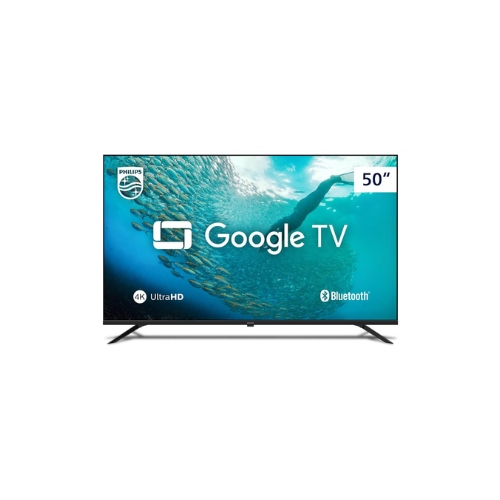Televisor Philips 50PUG7019/78: Smart TV 50" | Led Ultra HD 4K| Comando De Voz| Google TV| Wi-fi| Bluetooth| HDMI| USB| LAN Ethernet - Portal de Adesões