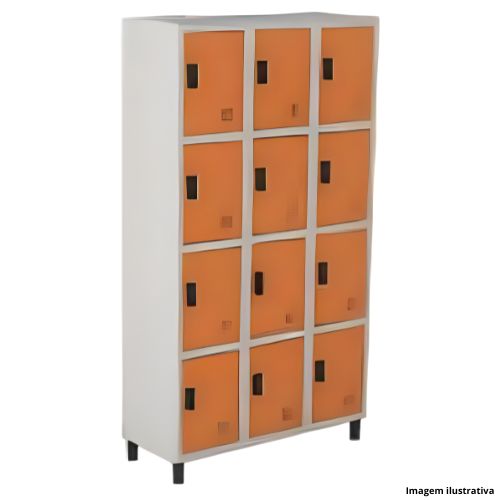 Armário Aço Marzo Vitorino Roupeiro 1.9x1.05m 12 Portas - Portal de Adesões