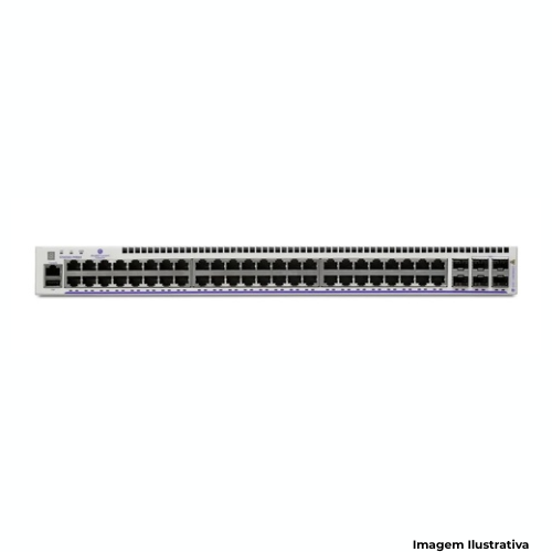 Switch De Acesso Alcatel-Lucent OS6560-P48X4 48 Portas Gigabit PoE + 4 Portas SFP 1G/10G Bivolt
