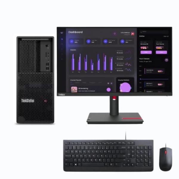 Locação De Workstation Lenovo ThinkStation P3: Processador i7| 32GB RAM| 1TB SSD| Monitor 23,8"| Garantia 1 Ano On-Site