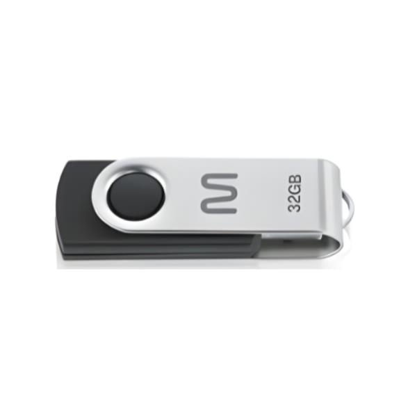 Pen Drive 32Gb Multilaser Twist Preto PD589
