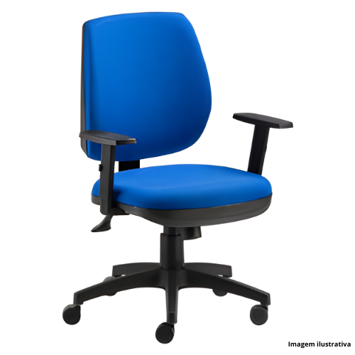 Cadeira Giratória Plaxmetal Espaldar Médio Altrix AL175-C