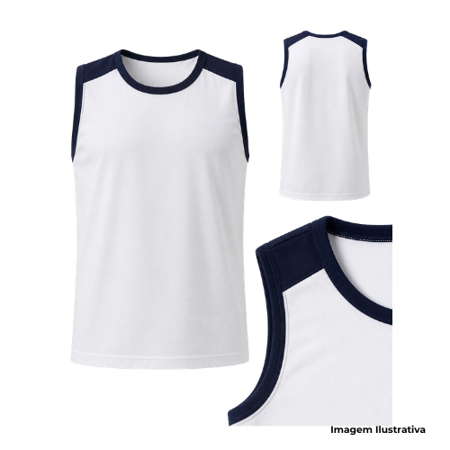 Camiseta Regata Básica Uniforme Escolar - Portal de Adesões