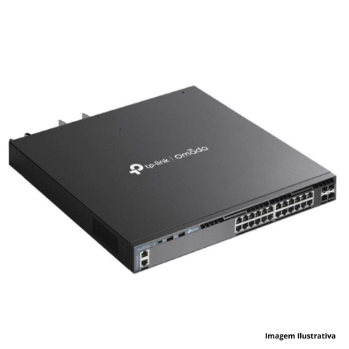 Switch TP-Link SG6428XHP + 2× TP-Link TL-SM5310-T