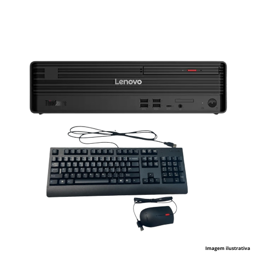 Computador Desktop Lenovo ThinkCentre M70s Gen6: Processador Ultra 5| 32GB RAM| 1TB SSD| Monitor 23,8"| Garantia 5 Anos On-Site
