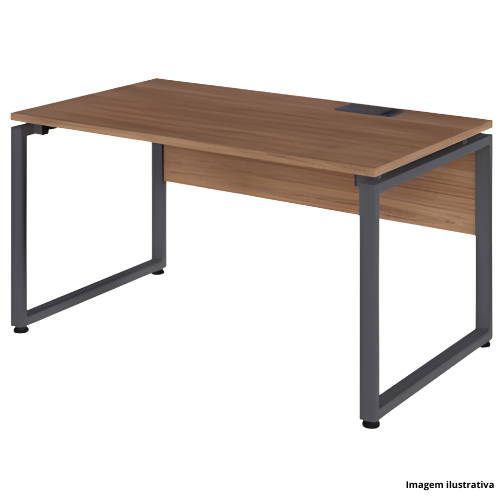 Mesa Escritório Retangular 1.4 Caixa de Tomadas