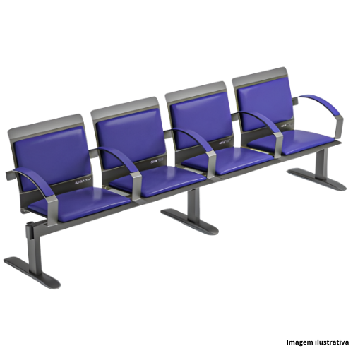 Longarina 4 Lugares AL230-LO4