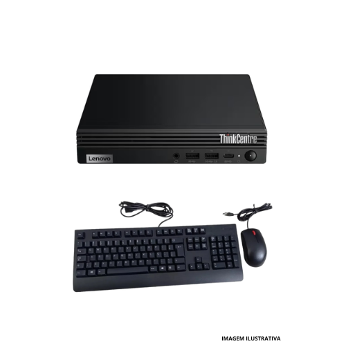 Computador Desktop Lenovo Thinkcentre M70Q Gen5: Processador i5| 16GB RAM| 512GB SSD| Não Acompanha Monitor| Garantia 3 Anos On-Site