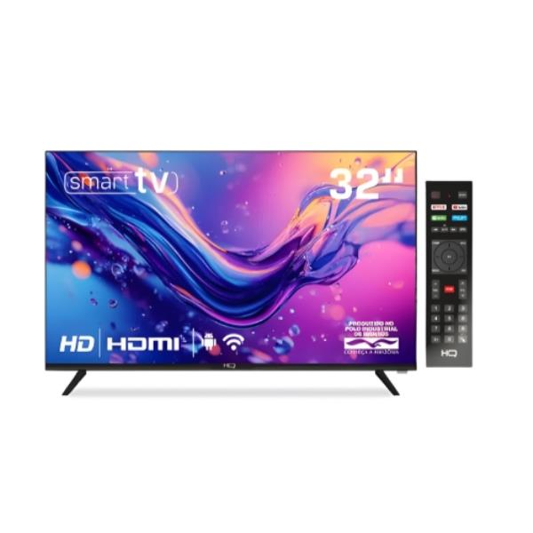 Televisor HQ HQS32NKHM: Smart TV 32"| Led HD| Android| Wi-fi| Bluetooth| HDMI| USB
