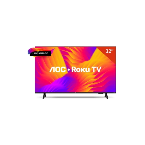 Televisor AOC 32S5155/78G: Smart TV DLED 32”| HD| Comando De Voz| Roku TV| Wifi| Bluetooth| HDMI| USB| Lan Ethernet - Portal de Adesões
