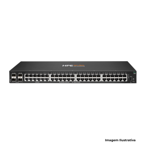 Switch HPE Aruba Networking JL676A CX 6100 48G Class4 PoE 4SFP+ 370W HPE Aruba Networking Central Switch Class-1 Foundation Q9Y70AAE