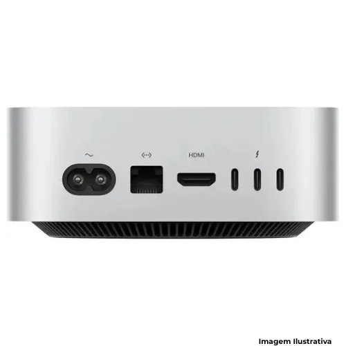 Computador Desktop Apple Mac Mini: Processador M4| 16GB RAM| 256GB SSD| Garantia 1 Ano On-Site