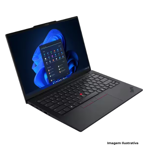Notebook Lenovo ThinkPad E14 Gen 7: Processador Ultra 5| 8GB RAM| 256GB SSD| Tela 14"| Webcam| Garantia 4 Anos On-Site