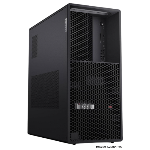 Workstation Lenovo ThinkStation P3: Processador i7| 32GB RAM| 512 GB SSD| NVIDIA RTX 4000| Monitor 27"| Garantia 5 Anos On-Site