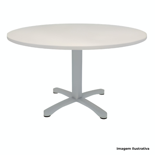 Mesa Reunião Fortline Redonda 100x74cm Genius - Portal de Adesões