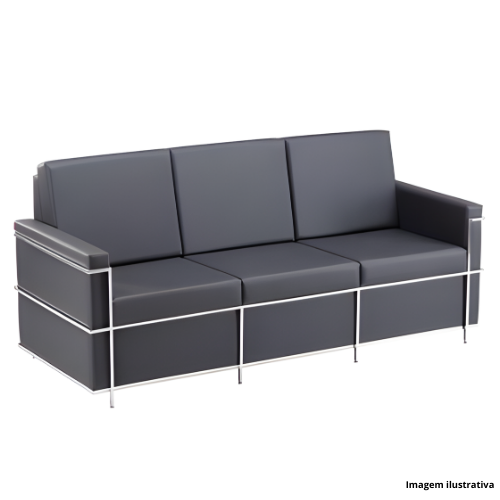 Sofá Espera 3 Lugares AL220-SF3