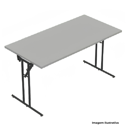 Mesa Retangular Pés Dobráveis Multi Table MPD1607 182,5x120x180cm - Portal de Adesões