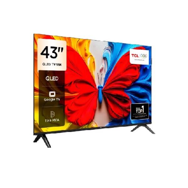 Televisor TCL 43S5K: Smart TV 43"| QLED Full HD| Google TV| Wifi| Bluetooth| HDMI| USB| LAN Ethernet