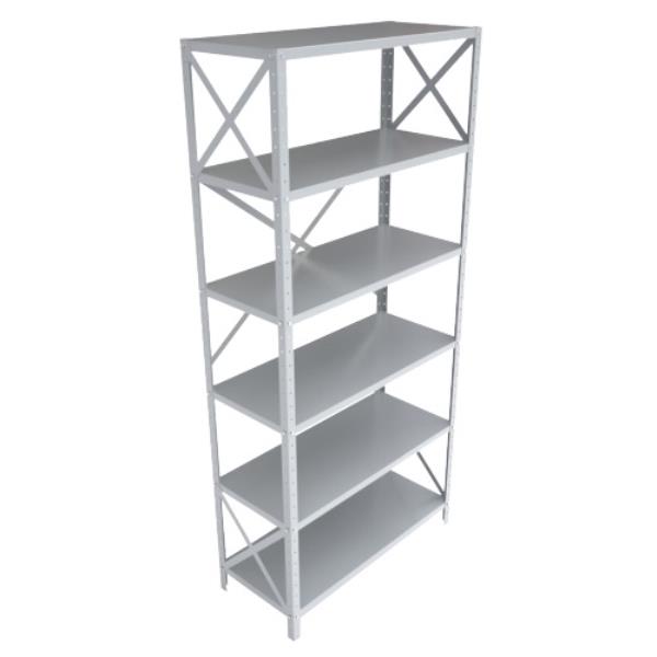 Estante De Aço Com 6 Prateleiras 45CM