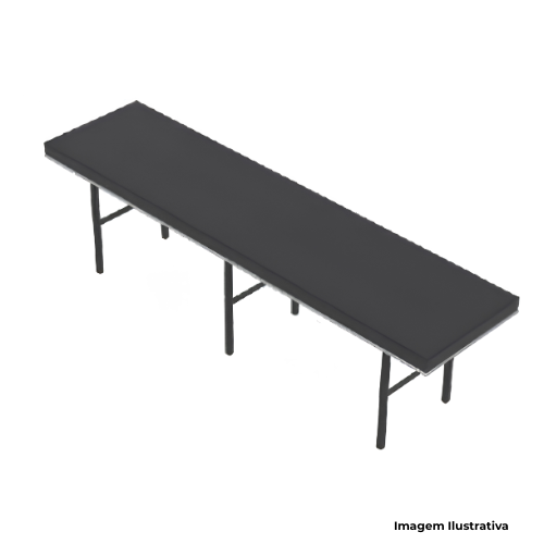Banco Com Almofada Seats HCB160 160x40x45cm - Portal de Adesões