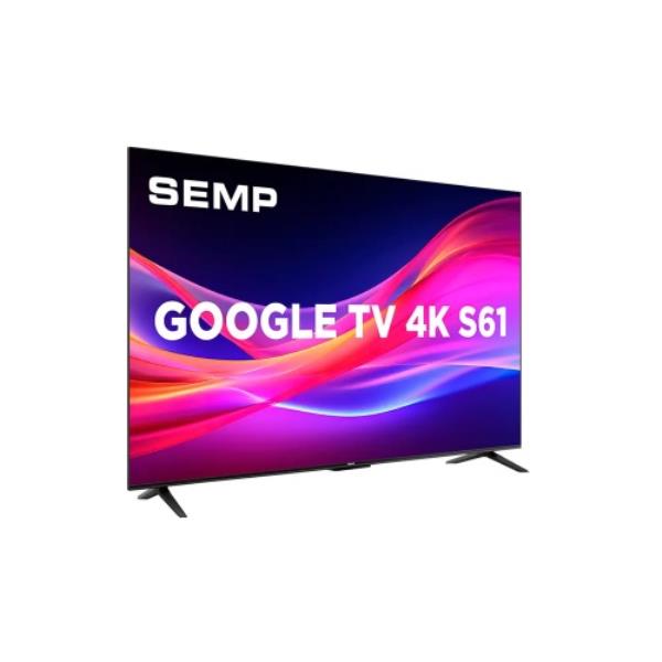 Televisor TCL Semp 55S62: Smart TV 55”| Ultra HD 4K| Comando De Voz| Google TV| Wifi| Bluetooth| HDMI| USB