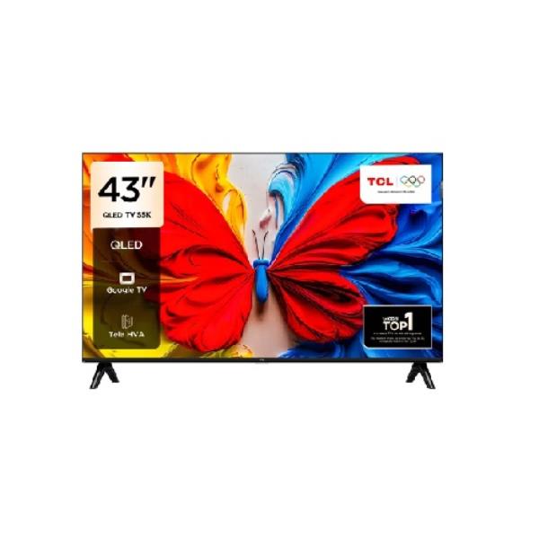 Televisor TCL 43S5K: Smart TV 43"| QLED Full HD| Google TV| Wifi| Bluetooth| HDMI| USB| LAN Ethernet