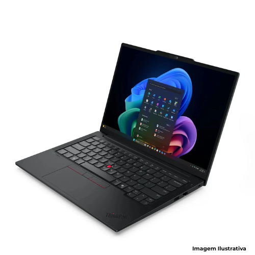 Notebook Lenovo ThinkPad E14 Gen 7: Processador Ultra 5| 16GB RAM| 512GB SSD| Tela 14"| Webcam| Garantia 3 Anos On-Site