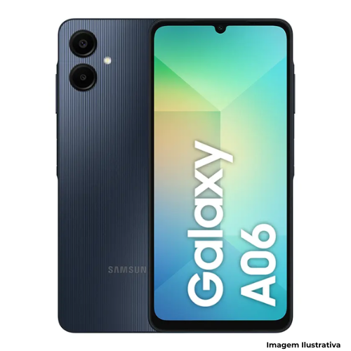 Smartphone Samsung Galaxy A06 SM-A065: 128GB| 4GB RAM| Tela 6,7"| Processador Octa-Core| Garantia 1 Ano - Portal de Adesões