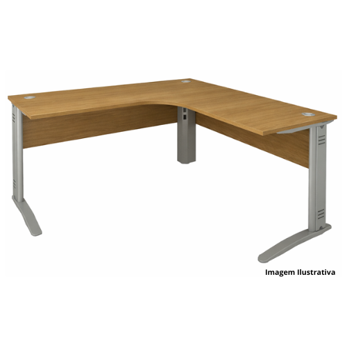 Mesa De Escritório Angular 1600X800X1600X800X740mm - Portal de Adesões