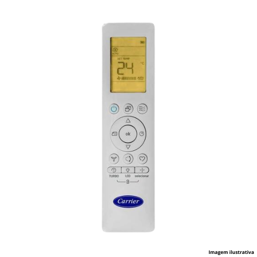 Ar-Condicionado Carrier Cassete 40KVQE48C5.38CCVE48515MC: 48000 Btus| Split Inverter| Ciclo Frio