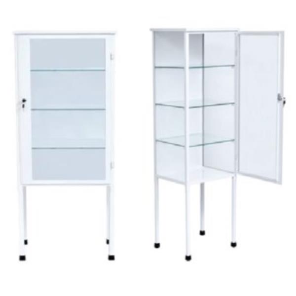 Armário Belacci Com 2 Portas De Vidro 1004