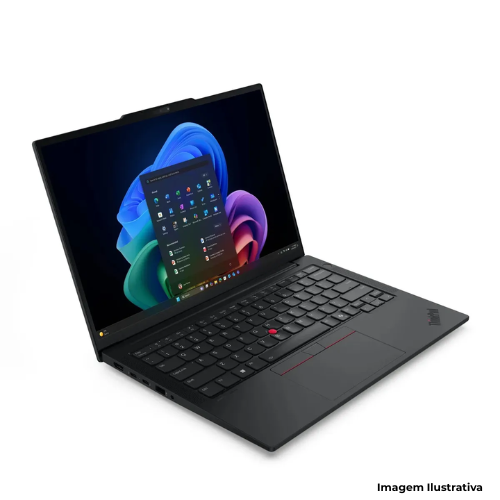 Notebook Lenovo ThinkPad E14 Gen 7: Processador Ultra 5| 16GB RAM| 512GB SSD| Tela 14"| Webcam| Garantia 3 Anos On-Site