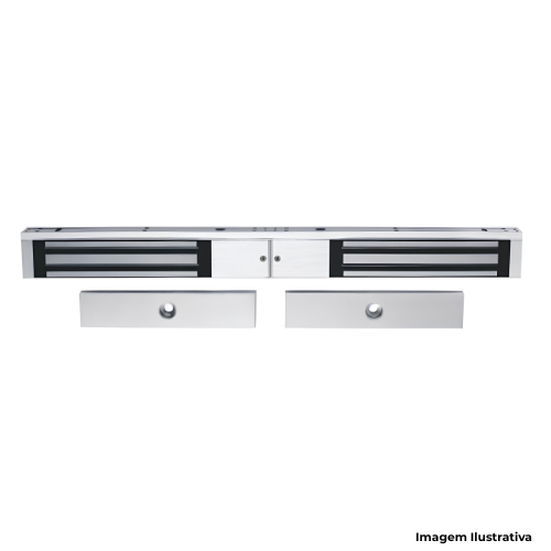 Fechadura Eletromagnética Dupla Hikvision  DS-K4H258D + DS-K4H258D-LZ - Portal de Adesões