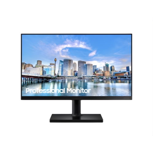 Monitor Samsung 24" Full HD IPS 75Hz HDMI DisplayPort Ajuste De Altura Pivot LF24T450FQL: Monitor 24"| Garantia 1 Ano - Portal de Adesões