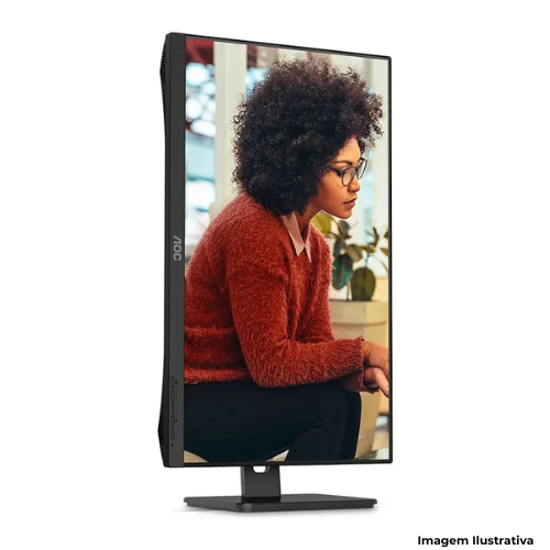 Monitor AOC 24E3QF: Tela 23.8" IPS W-Led