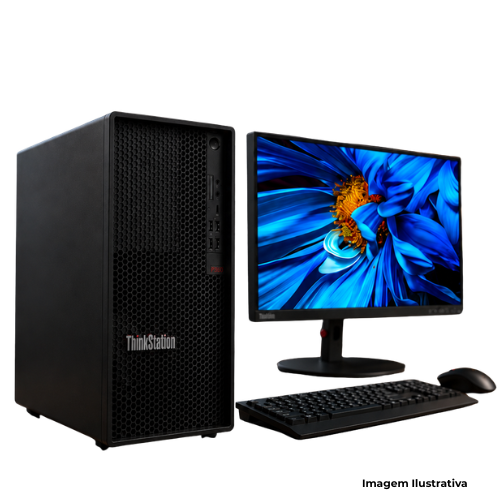 Imagem do produto Workstation Lenovo P360: Processador i7| 32GB RAM| 512GB SSD| Monitor 23,8"| Garantia 36 Meses On-Site da marca Lenovo