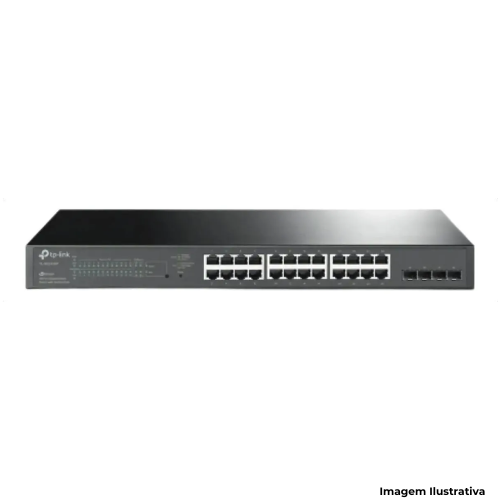 Switch Gerenciável TP-Link TL-SG2428P V4 28 Portas PoE+