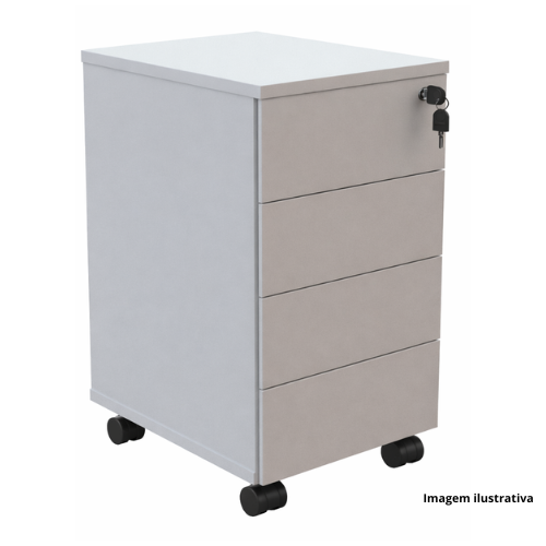 Gaveteiro Volante 4 Gavetas 40x450x65cm Fit FT1F019/40 - Portal de Adesões