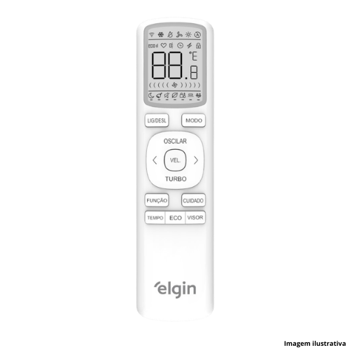 Ar-Condicionado Elgin High Wall Eco Dream Inverter HIFC24C2WACA: 24.000 Btus| Split Inverter| Ciclo Frio
