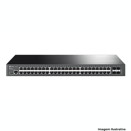 Switch Gerenciável TP-LINK TL-SG3452 JetStream 48 Portas - Portal de Adesões