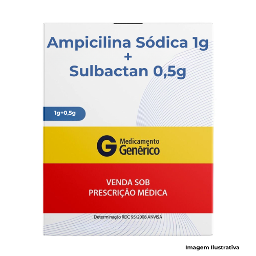 Ampicilina Sódica 1g + Sulbactan 0,5g Ampola 3,2ml - Portal de Adesões