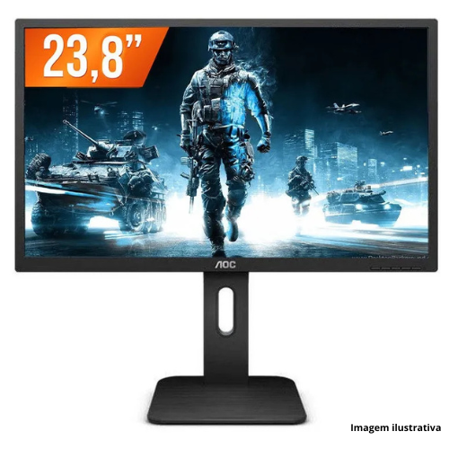 Monitor AOC 24P1U: Tela 23,8"