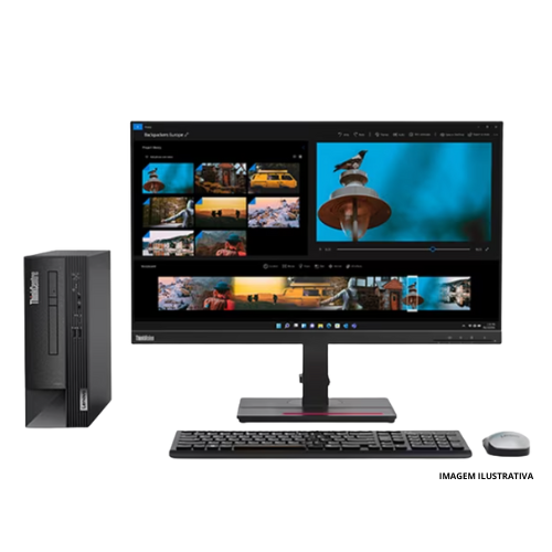 Computador Desktop Lenovo Neo 50s: Processador i3| 8GB RAM| 256GB SSD| Monitor 21.5“| Garantia 3 Anos On-Site