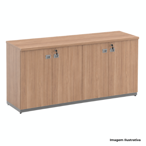 Armário Credenza Fortline 160x50x74cm 4 Portas FT0774P - Portal de Adesões
