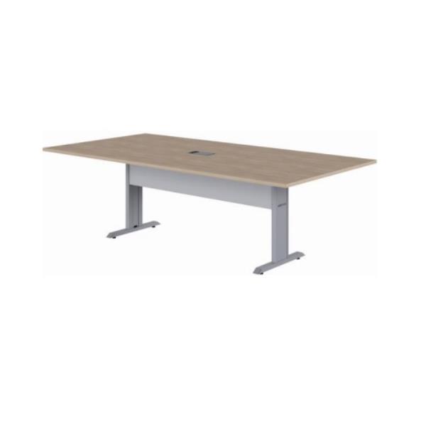 Mesa De Reunião Retangular Com Caixa De Tomadas