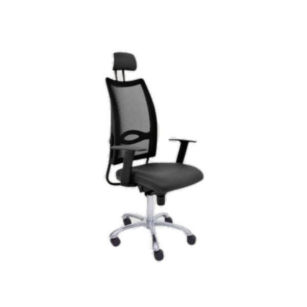 Cadeira Giratória Encosto Alto Revestidos Por Malha Respirável