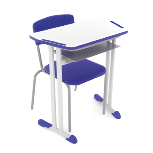 Conjunto Escolar Coletivo Belacci Mileto M06 Hexagonal 10 Lugares